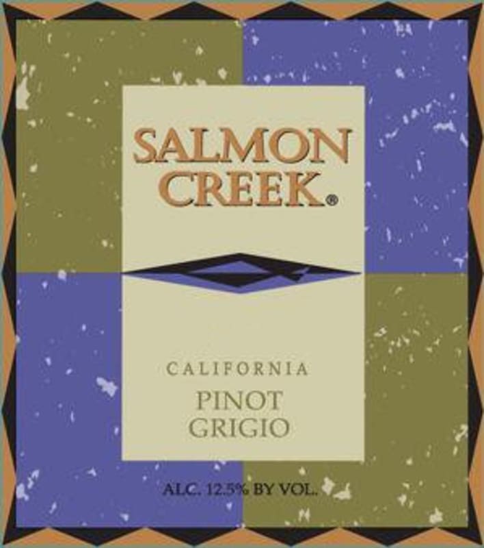 Salmon Creek Pinot Grigio 2015 Front Label