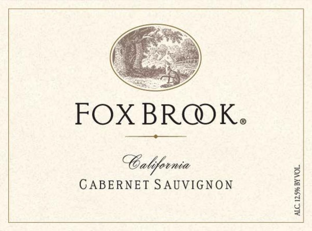 Foxbrook Cabernet Sauvignon 2012 Front Label