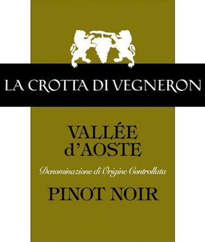 La Crotta di Vigneron Valle d' Pinot Noir Bianco 2015 Front Label
