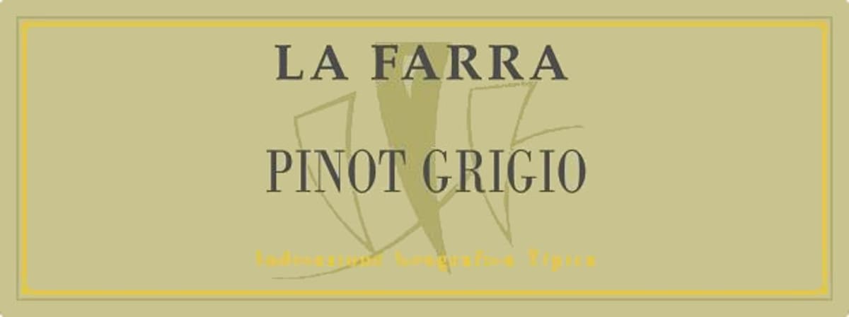 La Farra Colli Trevigiani Pinot Grigio 2015 Front Label