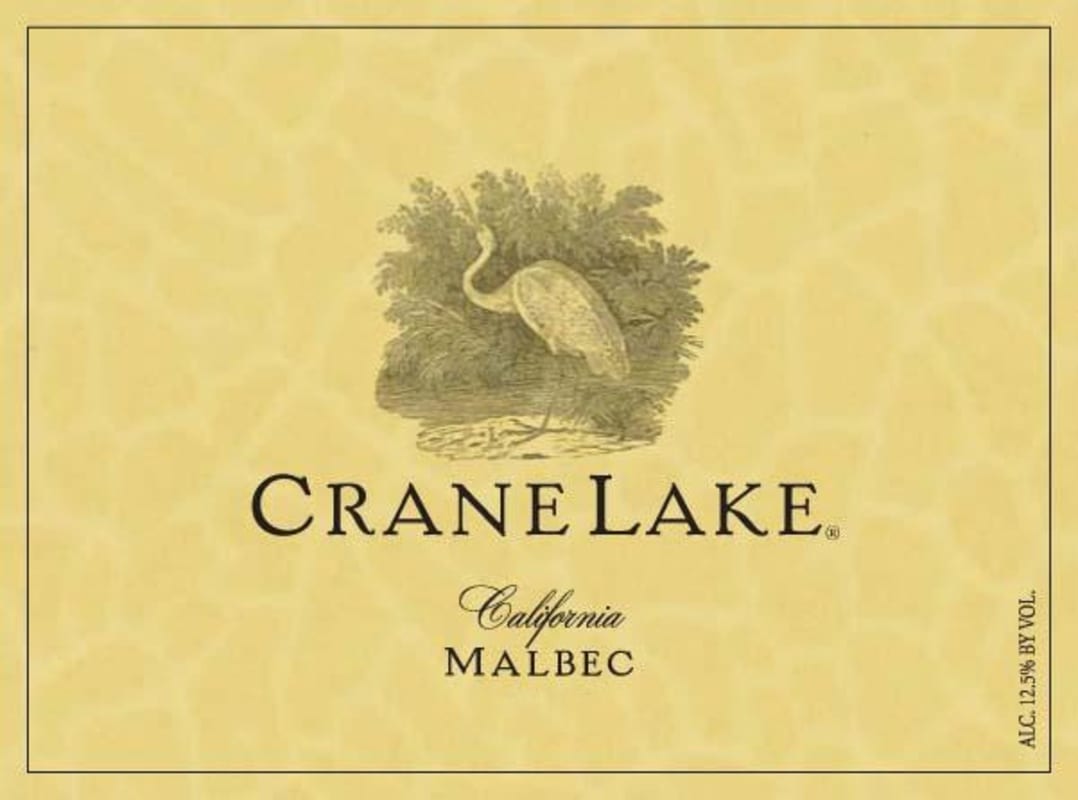 Crane Lake Cellars Malbec 2012 Front Label