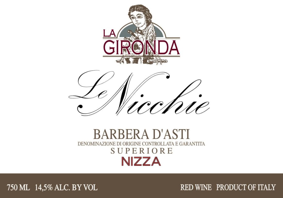 Alberto Serenelli Barbera d'Asti Le Nicchie Superiore 2010 Front Label