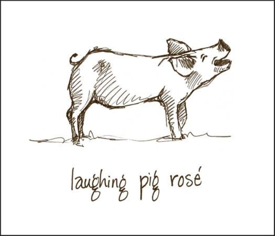 Big Table Farm Laughing Pig Rose 2015 Front Label