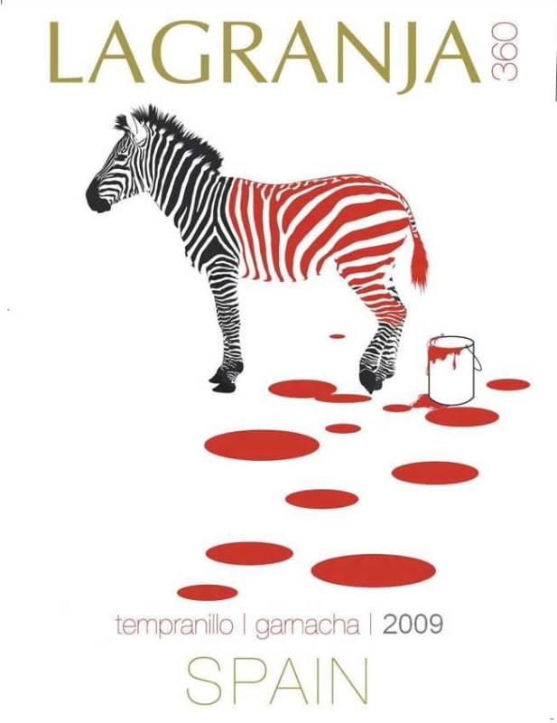 La Granja 360 Tempranillo Garnacha 2009 Front Label