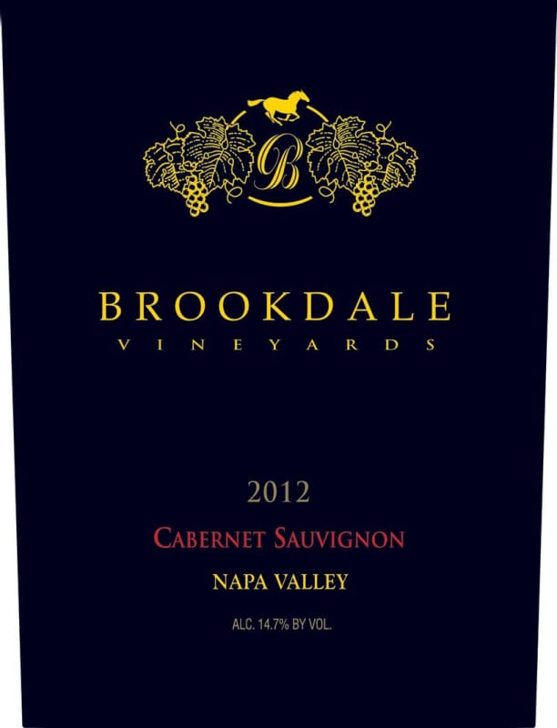 Brookdale Vineyards Cabernet Sauvignon 2012 Front Label