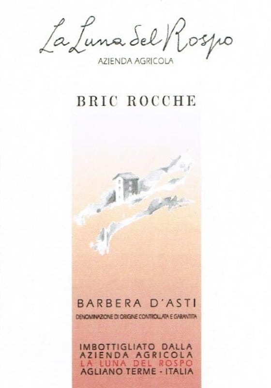 La Luna del Rospo Barbera d'Asti Bric Rocche 2011 Front Label