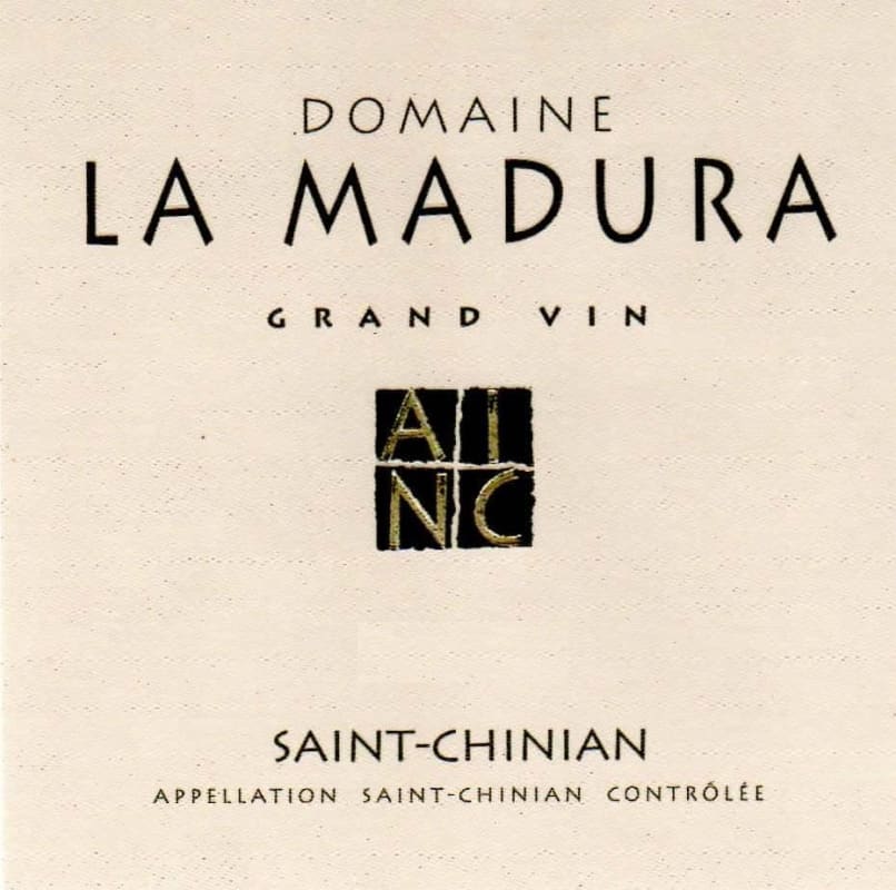 La Madura Saint-Chinian Grand Vin 2013 Front Label