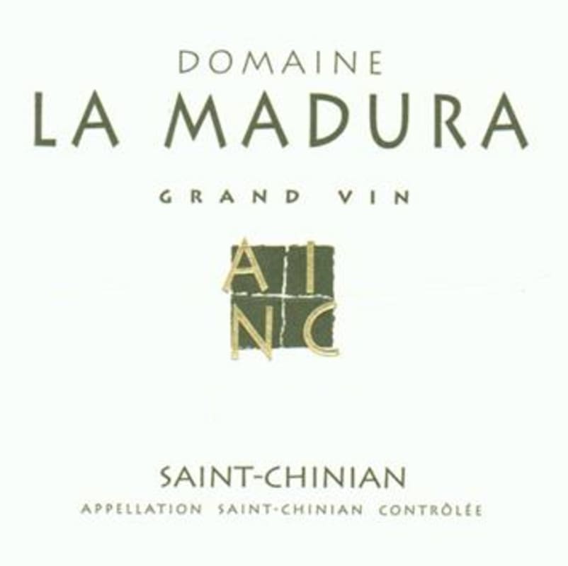 La Madura Saint-Chinian Grand Vin 2008 Front Label