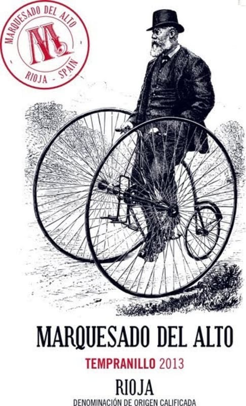La Maleta Marquesado del Alto Tempranillo 2013 Front Label