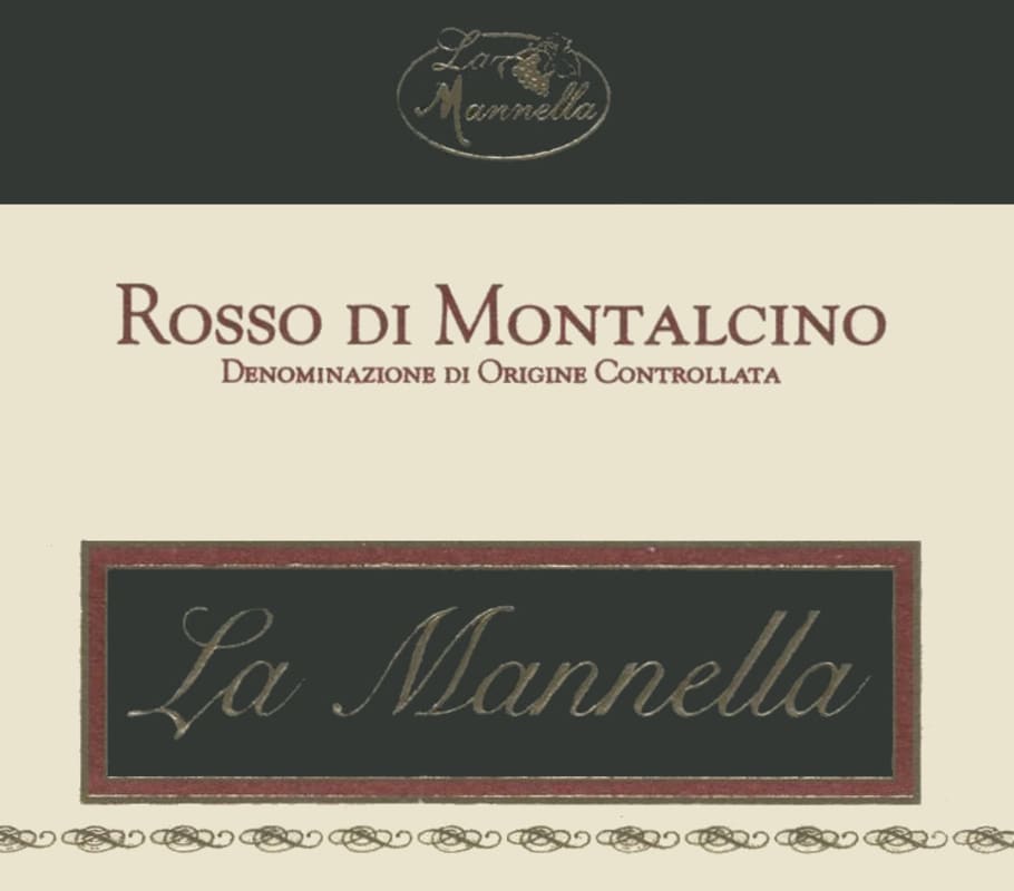 La Mannella Rosso di Montalcino 2011 Front Label