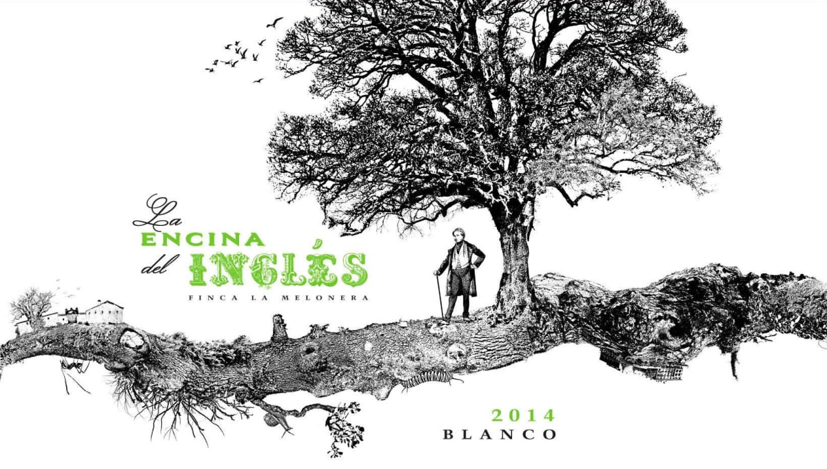 La Melonera La Encina del Ingles Blanco 2014 Front Label