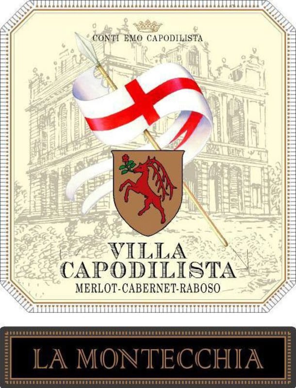 La Montecchia Colli Euganei Villa Capodilista 2006 Front Label