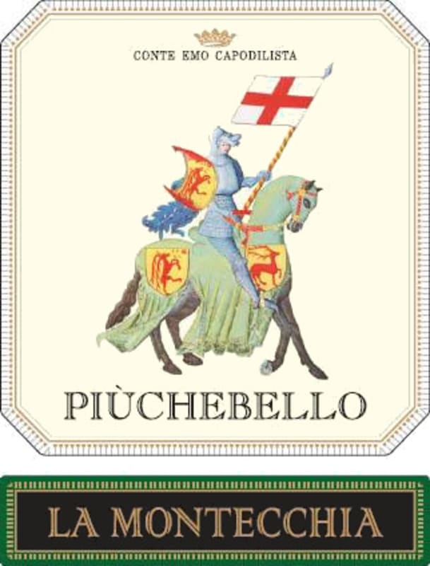 La Montecchia delle Venezie Piuchebello Bianco 2012 Front Label