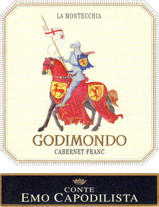 La Montecchia Godimondo Cabernet Franc 2015 Front Label