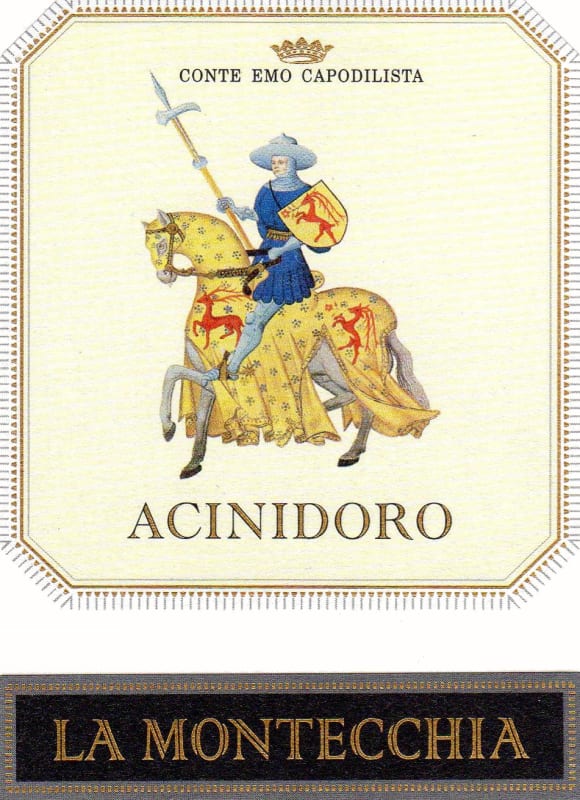 La Montecchia Veneto Acinidoro Passito 2010 Front Label