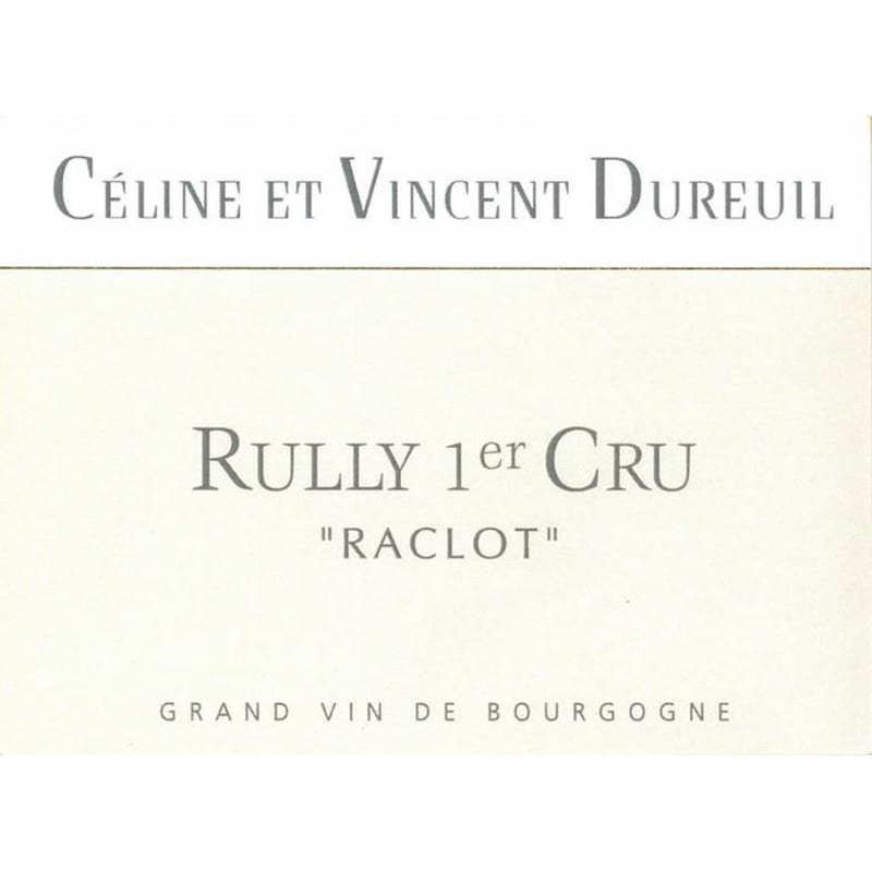 Dureuil-Janthial Rully Premier Cru Raclot Blanc 2014 Front Label