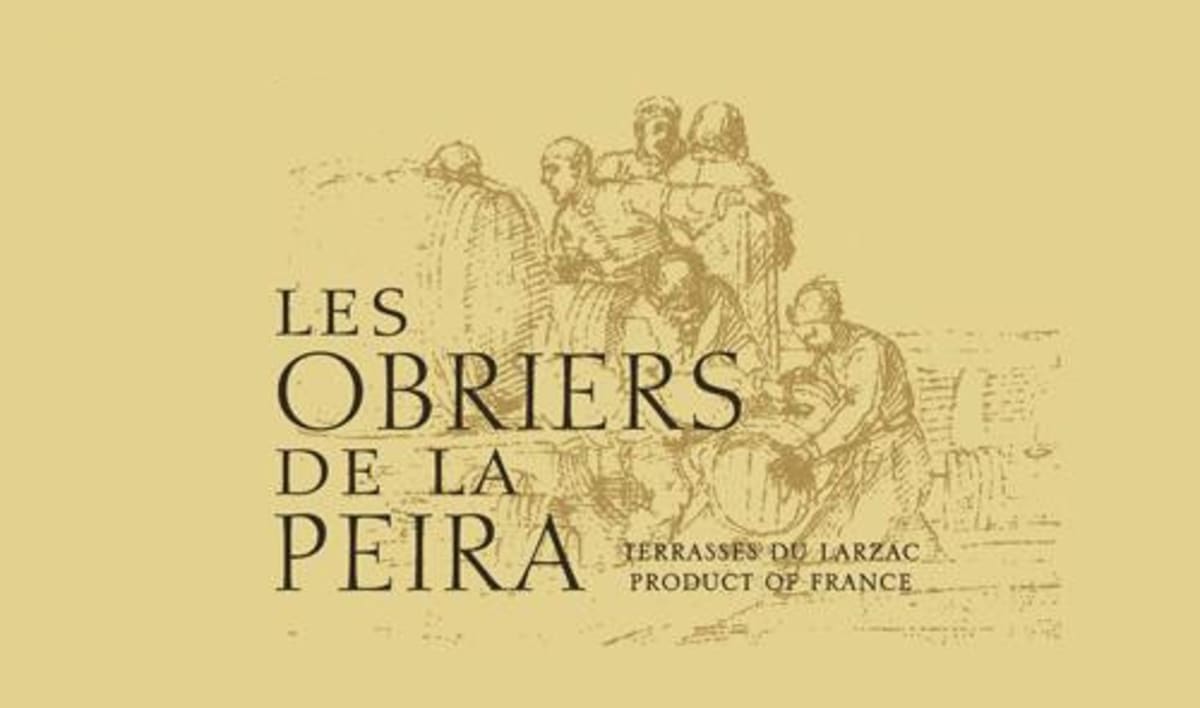 La Peira en Damaisela Terrasses du Larzac Les Obriers de la Peira 2013 Front Label