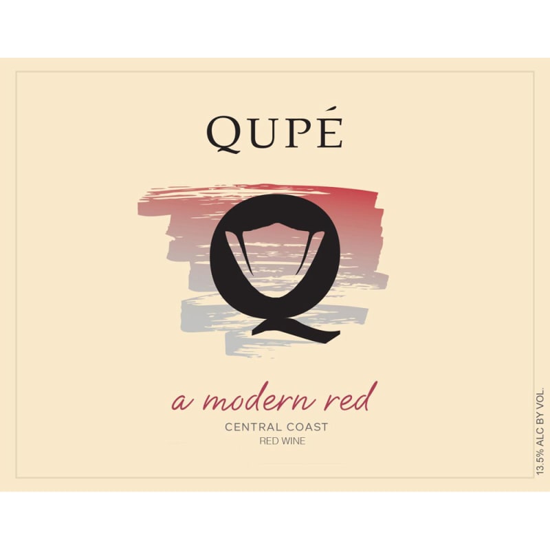 Qupe A Modern Red 2014 Front Label