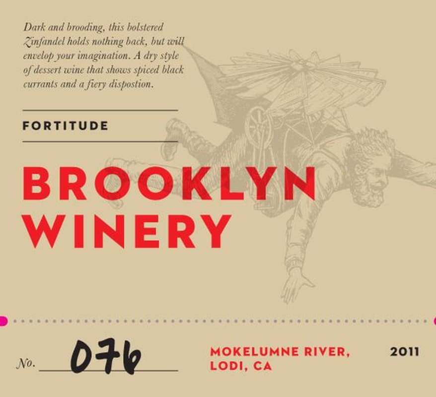 Brooklyn Winery Fortitude 2011 Front Label