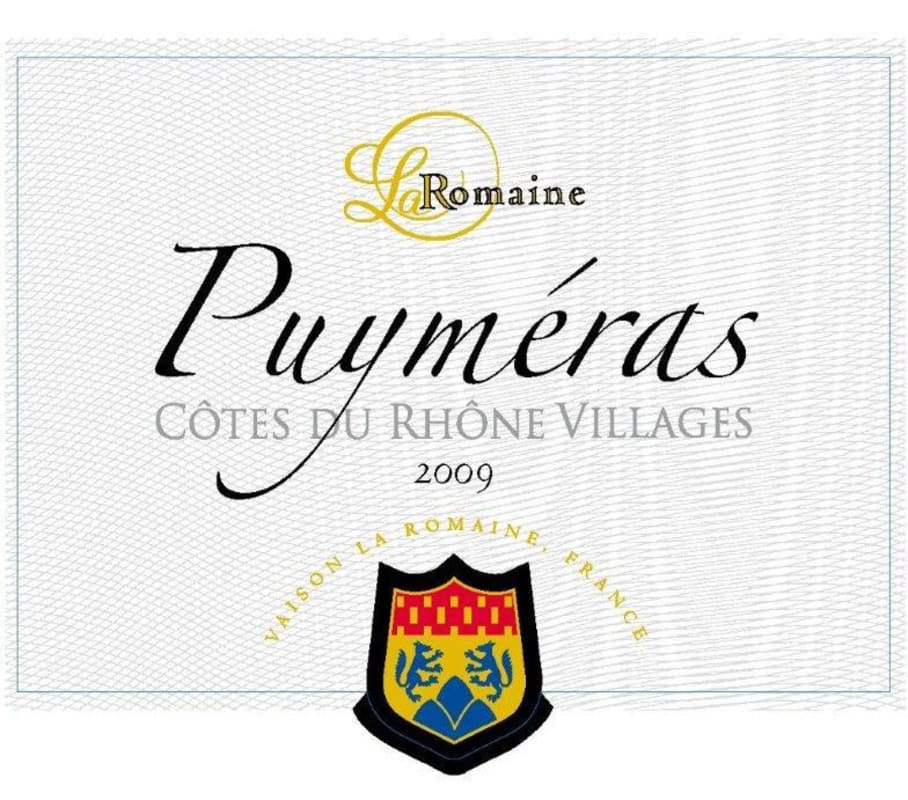 La Romaine (France) Cave La Romaine 2009 Front Label