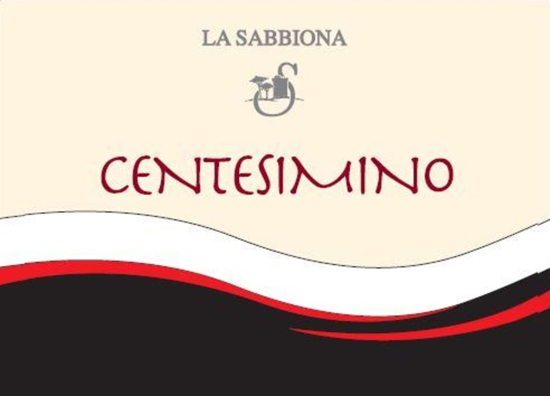 La Sabbiona Ravenna Centesimino 2014 Front Label