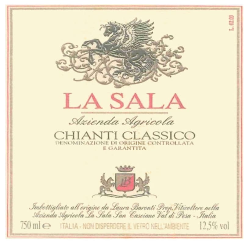 La Sala del Torriano Chianti Classico 2006 Front Label