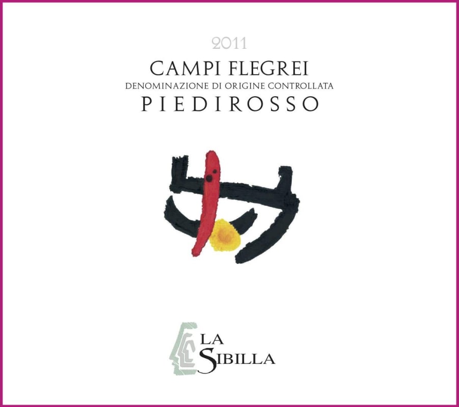 La Sibilla Campi Flegrei Piedirosso 2011 Front Label