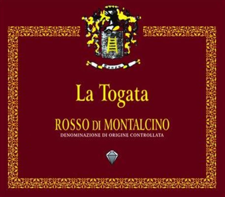 La Togata Winery Rosso di Montalcino 2005 Front Label