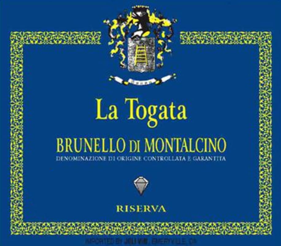 La Togata Winery Brunello di Montalcino Riserva 2010 Front Label