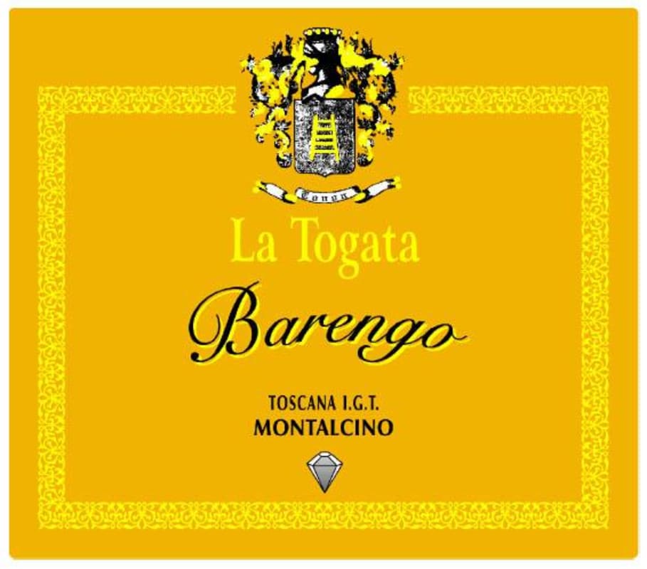 La Togata Winery Toscana Barengo 2005 Front Label