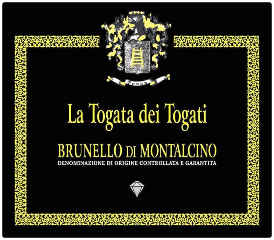 La Togata Winery Brunello di Montalcino La Togata dei Togati 2004 Front Label