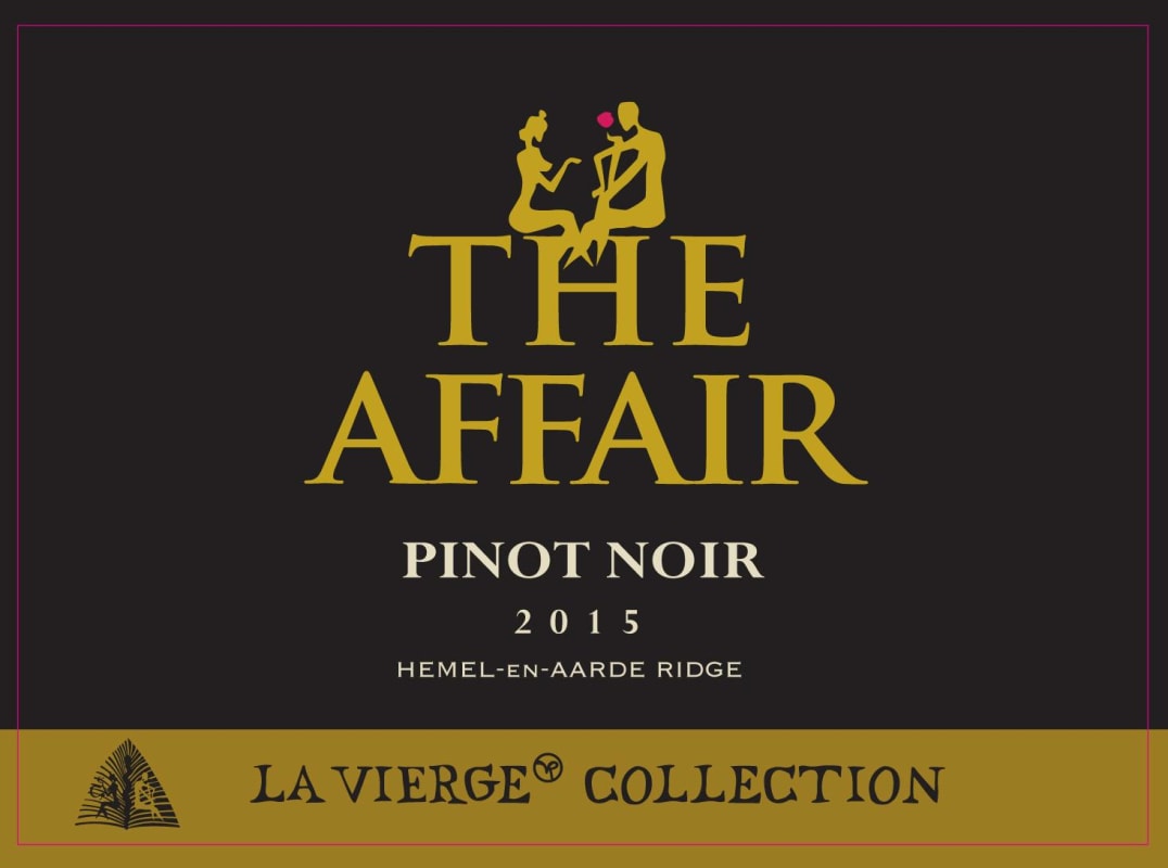 La Vierge The Affair Pinot Noir 2015 Front Label