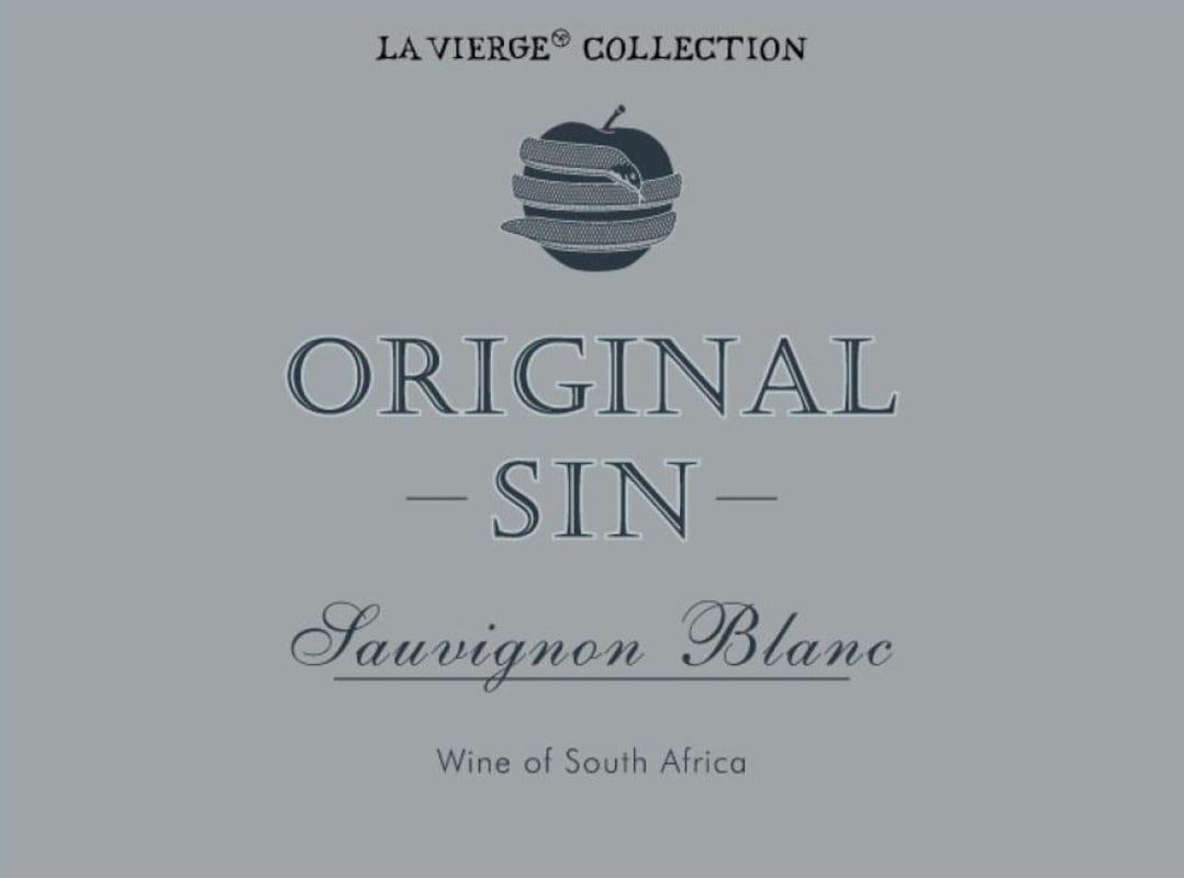La Vierge Original Sin Sauvignon Blanc 2015 Front Label