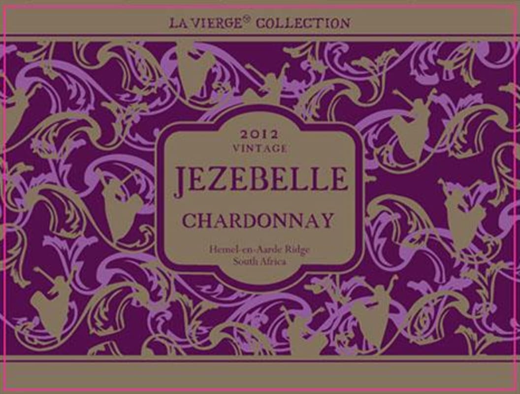 La Vierge Jezebelle Chardonnay 2012 Front Label