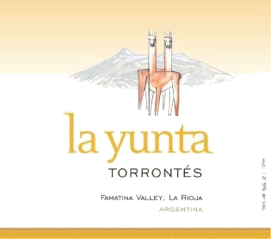 La Yunta Wines Torrontes 2010 Front Label