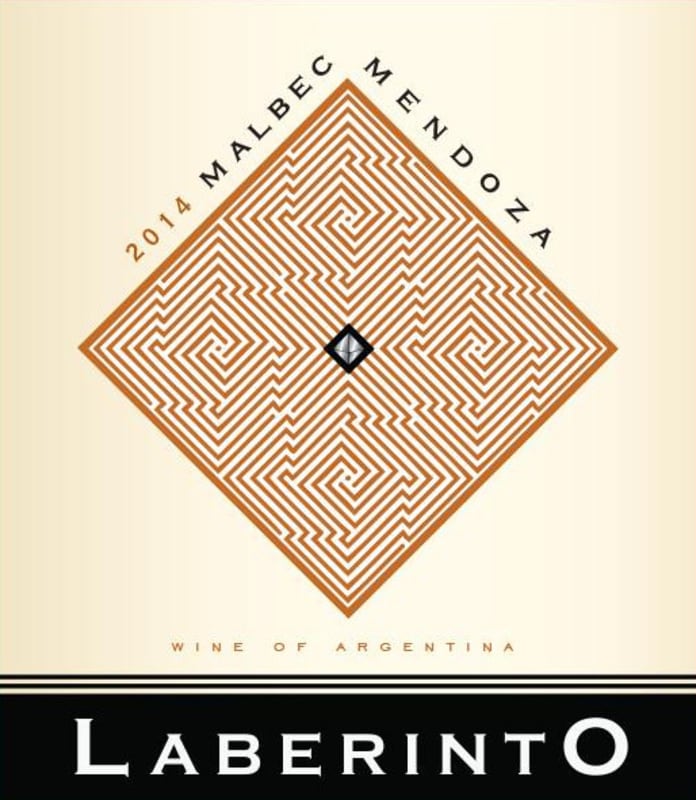 Laberinto Malbec 2014 Front Label