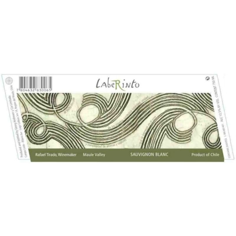 Laberinto Ribera del Lago Laberinto Sauvignon Blanc 2015 Front Label