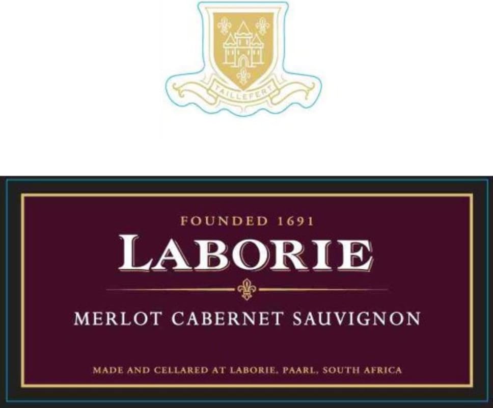 Laborie Wine Estate Merlot Cabernet Sauvignon 2014 Front Label