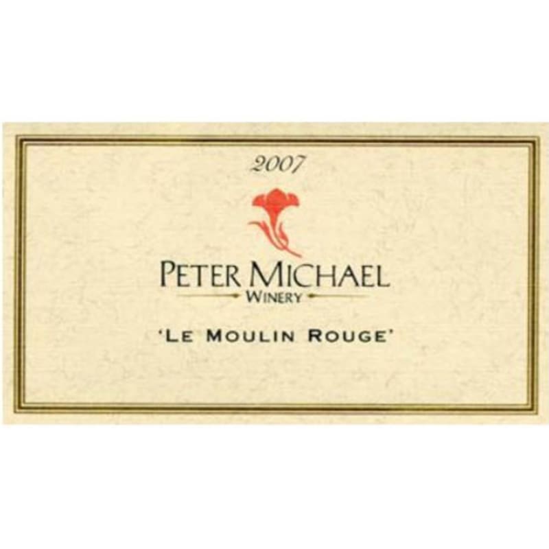 Peter Michael Le Moulin Rouge Pinot Noir (1.5 Liter Magnum) 2007 Front Label