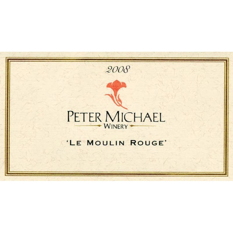 Peter Michael Le Moulin Rouge Pinot Noir (1.5 Liter Magnum) 2008 Front Label