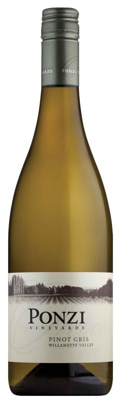 Ponzi Pinot Gris 2016 Front Bottle Shot