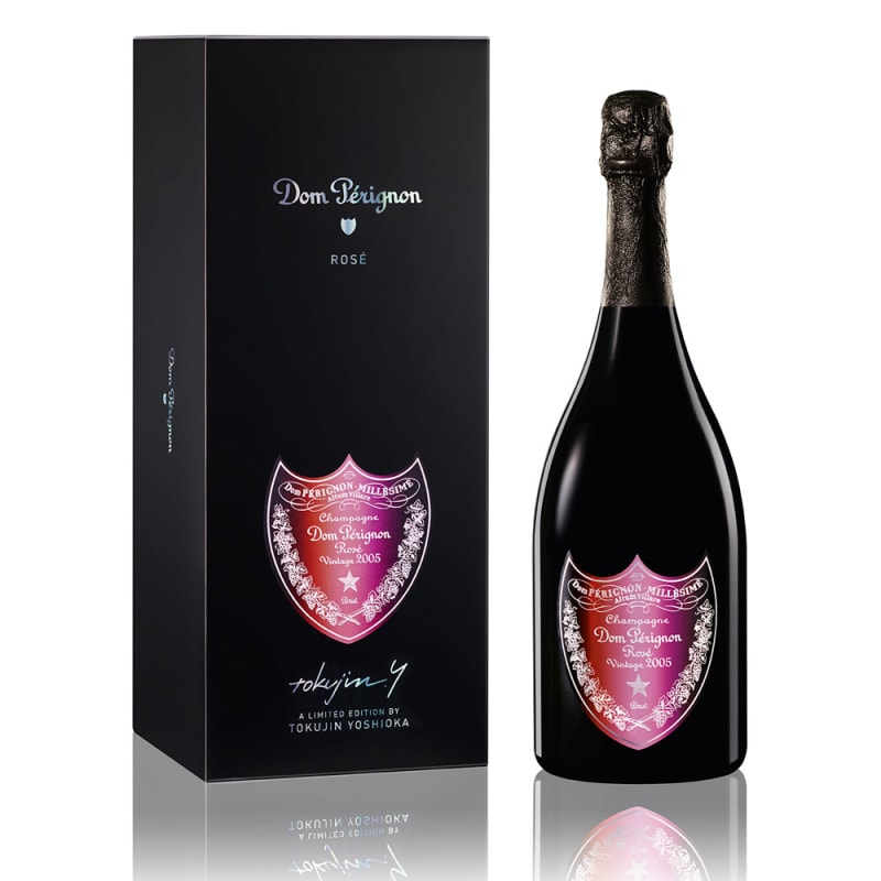 Dom Perignon Rose Limited Edition Gift Box by Tokujin Yoshioka 2005 Front Label
