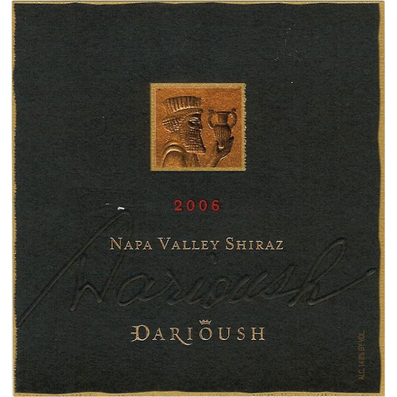 Darioush Signature Shiraz 2006 Front Label