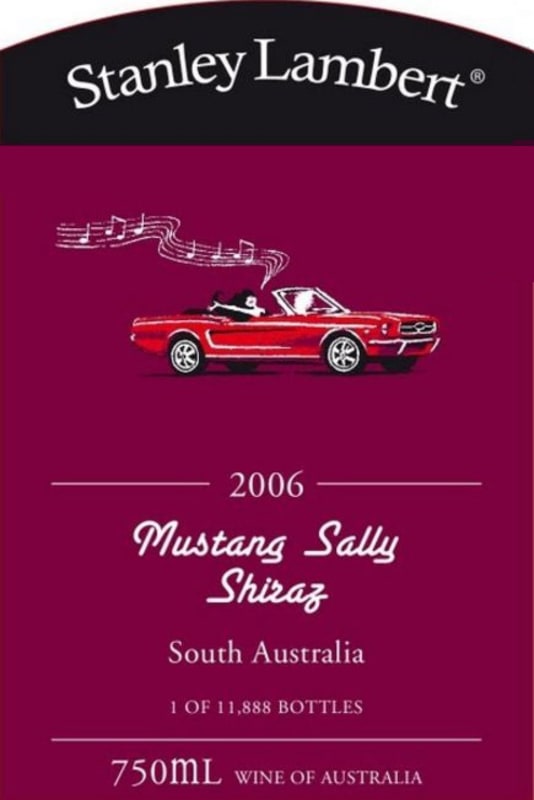 Lambert Estate Mustang Sally Shiraz 2006 Front Label