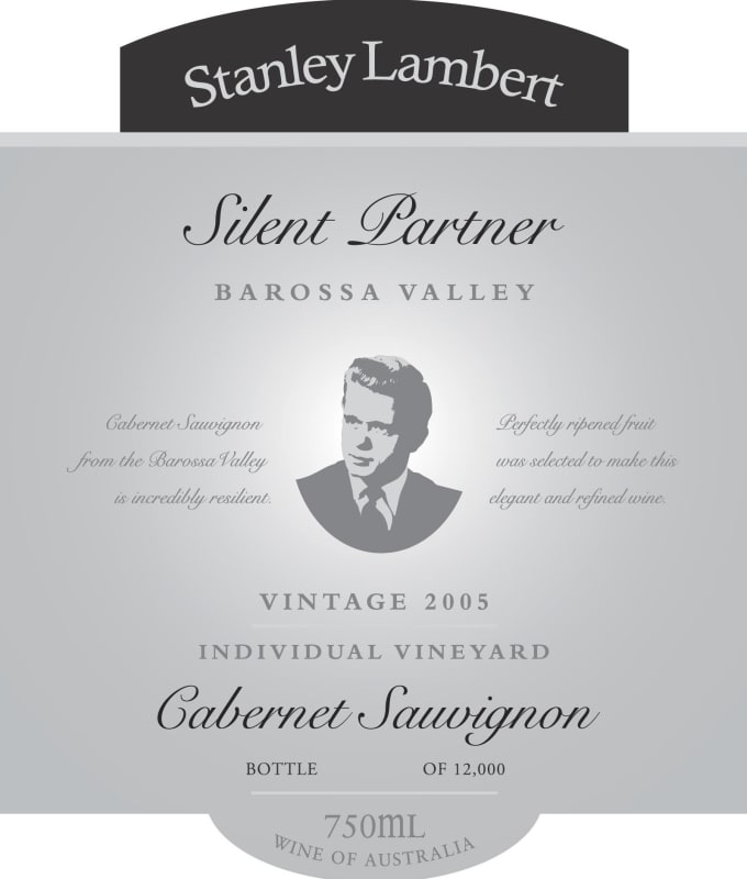 Lambert Estate Silent Partner Cabernet Sauvignon 2005 Front Label