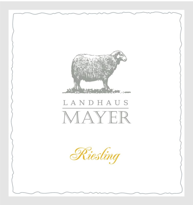 Landhaus Mayer Riesling 2015 Front Label