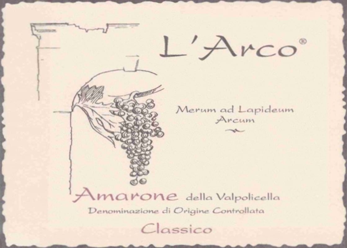 L'Arco Amarone della Valpolicella Classico 2007 Front Label