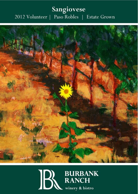 Burbank Ranch Volunteer Sangiovese 2012 Front Label