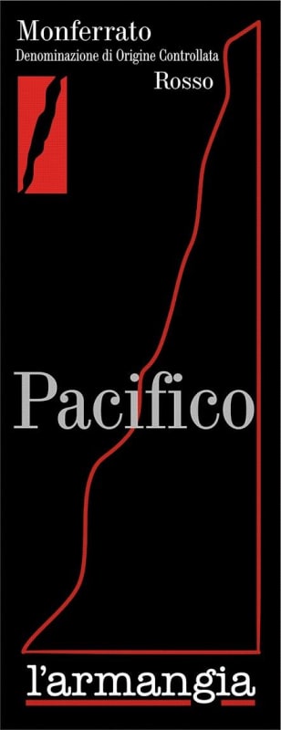 l'Armangia Monferrato Pacifico Rosso 2010 Front Label