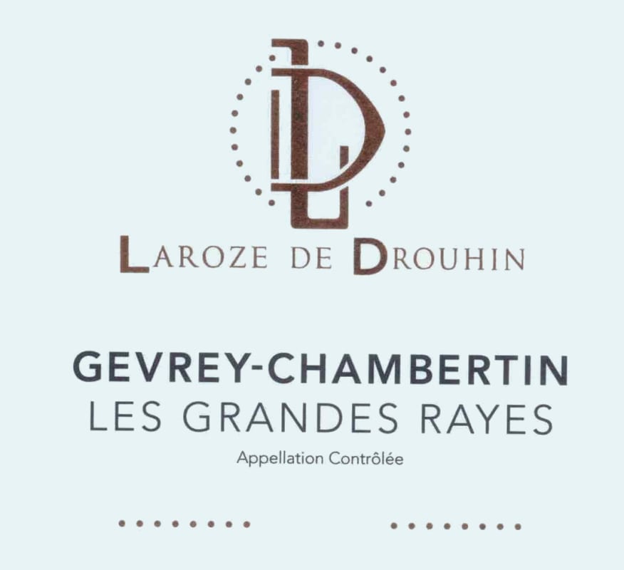 Laroze de Drouhin Gevrey-Chambertin Les Grandes Rayes 2009 Front Label